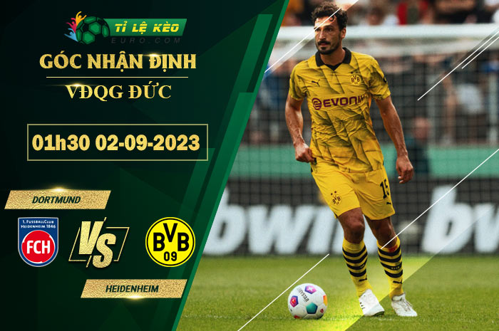 soi kèo Dortmund vs Heidenheim