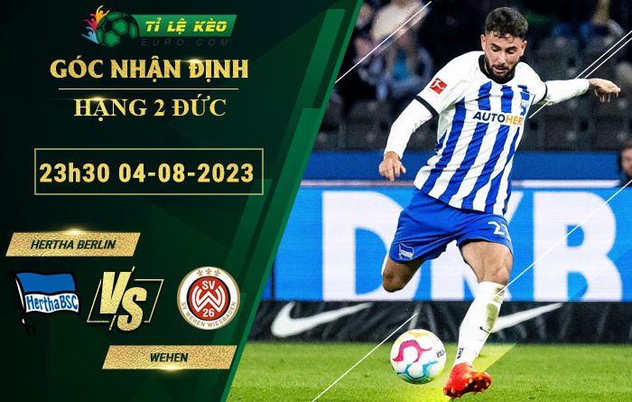 soi kèo Hertha Berlin vs Wehen