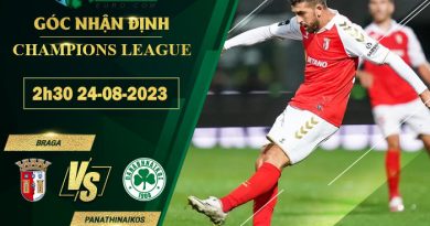 soi kèo Sporting Braga vs Panathinaikos