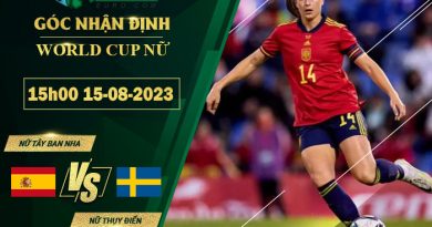thông số đối đầu trận đấu Nữ Tây Ban Nha vs Nữ Thụy Điển