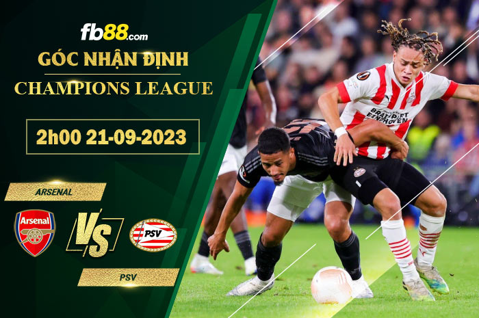 soi kèo Arsenal vs PSV