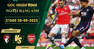 soi kèo Bournemouth vs Arsenal