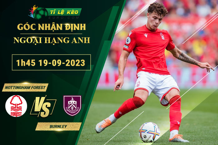 chi tiết kèo đấu Nottingham vs Burnley