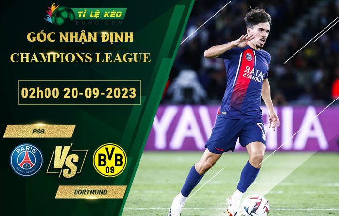 soi kèo PSG vs Dortmund