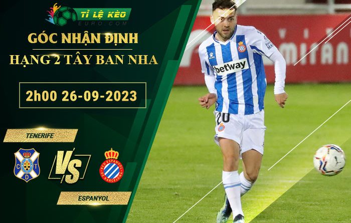 soi kèo Tenerife vs Espanyol