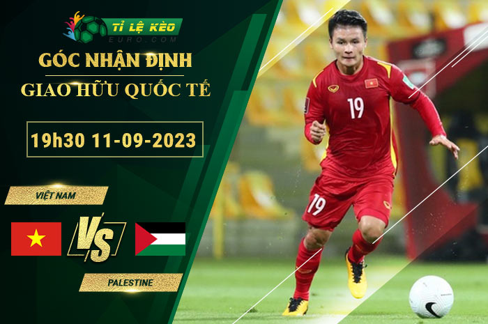 soi kèo Việt Nam vs Palestine