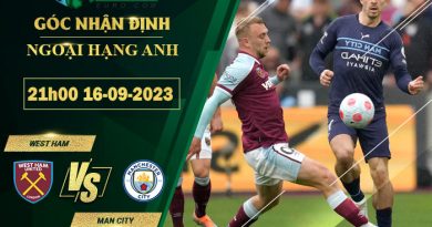soi kèo West Ham vs Man City