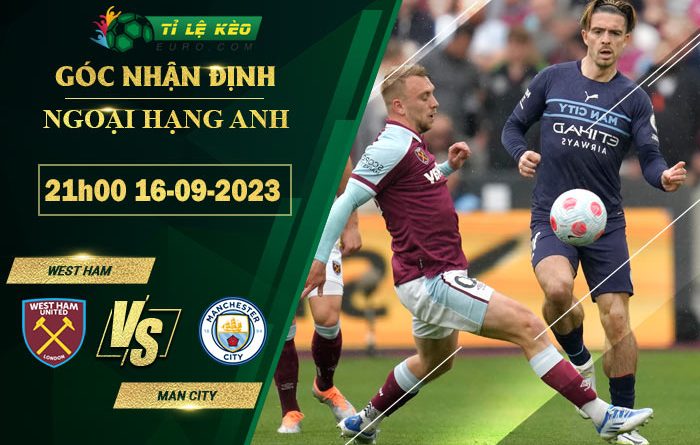 soi kèo West Ham vs Man City