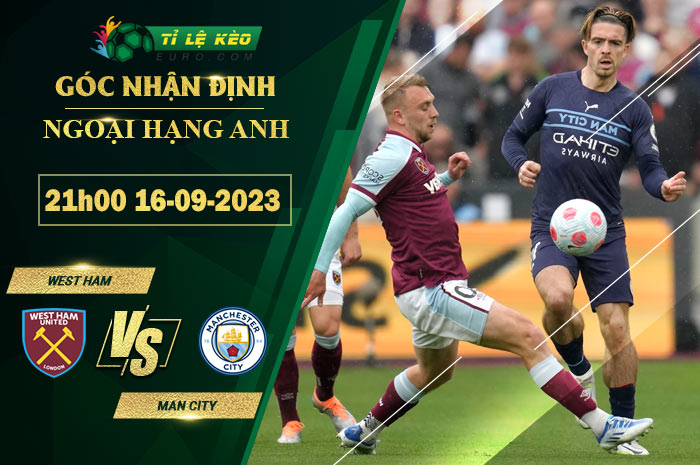 soi kèo West Ham vs Man City