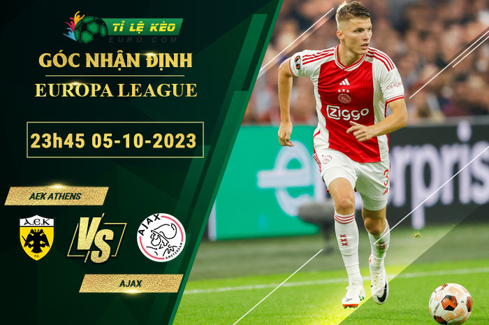 soi kèo AEK Athens vs Ajax