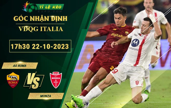 soi kèo AS Roma vs Monza