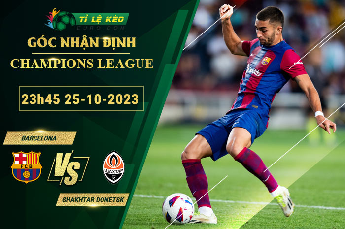 soi kèo Barcelona vs Shakhtar Donetsk