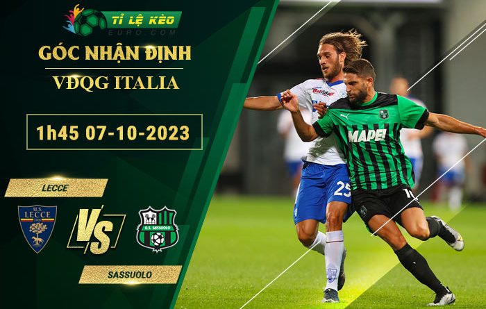 soi kèo Lecce vs Sassuolo