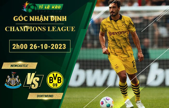 soi kèo Newcastle vs Dortmund