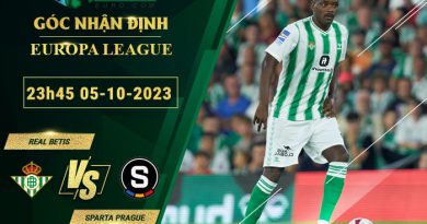soi kèo Real Betis vs Sparta Prague