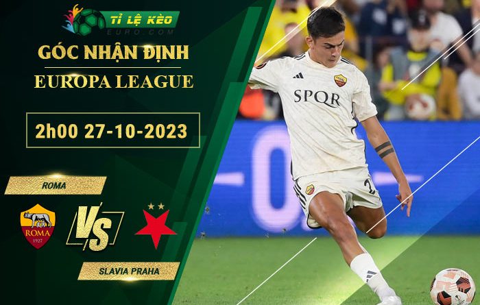 soi kèo Roma vs Slavia Praha