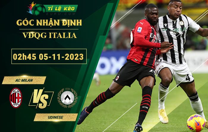 soi kèo AC Milan vs Udinese