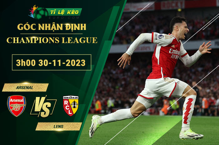 soi kèo Arsenal vs Lens