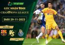 soi kèo Barcelona vs Porto
