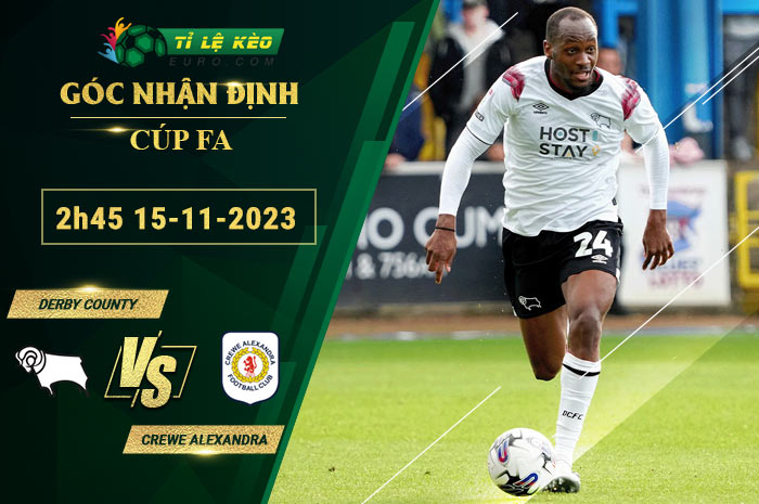 soi kèo Derby County vs Crewe Alexandra