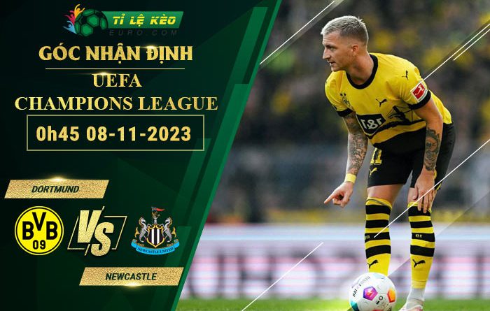 soi kèo Dortmund vs Newcastle