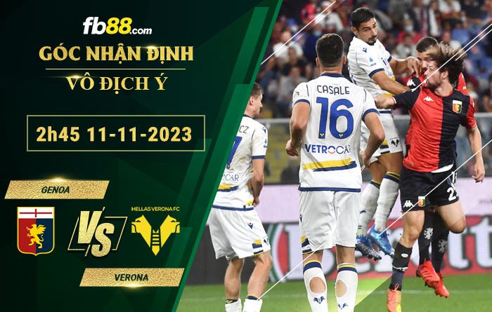 soi kèo Genoa vs Verona