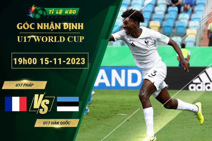 soi kèo U17 Pháp vs U17 Hàn Quốc