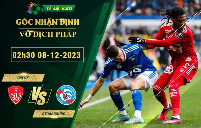 thông số đối đầu trận đấu Brest vs Strasbourg