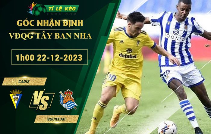 soi kèo Cadiz vs Sociedad