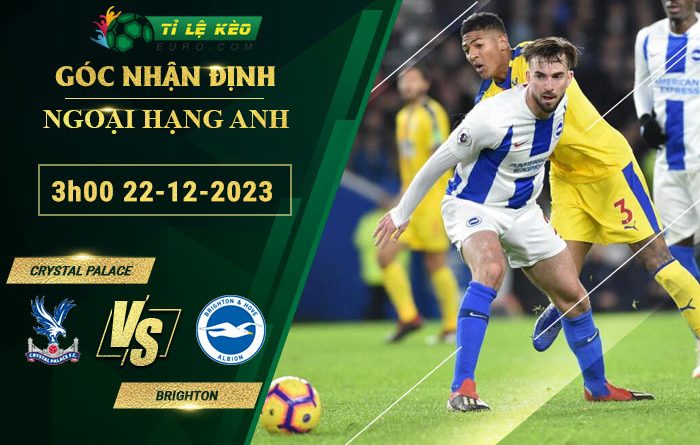 soi kèo Crystal Palace vs Brighton