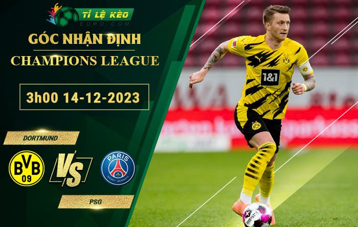 soi kèo Dortmund vs PSG