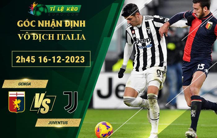 soi kèo Genoa vs Juventus