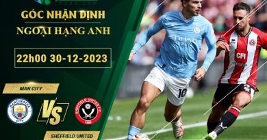 soi kèo Man City vs Sheffield United