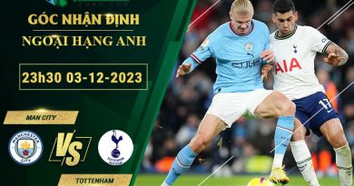 soi kèo Man City vs Tottenham