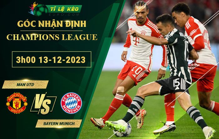 soi kèo Man Utd vs Bayern Munich