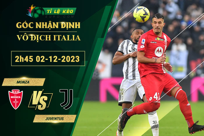 soi kèo Monza vs Juventus