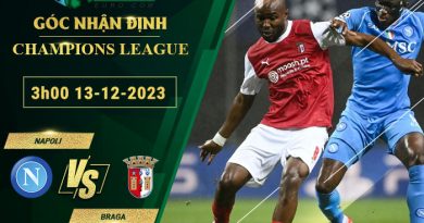 soi kèo Napoli vs Braga