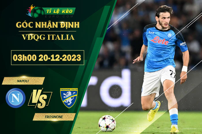soi kèo Napoli vs Frosinone