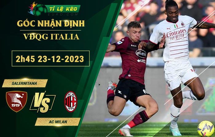 soi kèo Salernitana vs AC Milan
