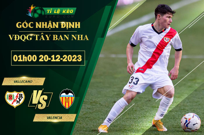 soi kèo Vallecano vs Valencia;