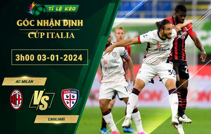 chi tiết kèo đấu AC Milan vs Cagliari