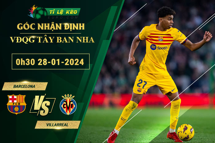 soi kèo Barcelona vs Villarreal