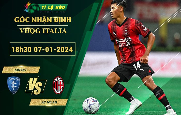 soi kèo Empoli vs AC Milan