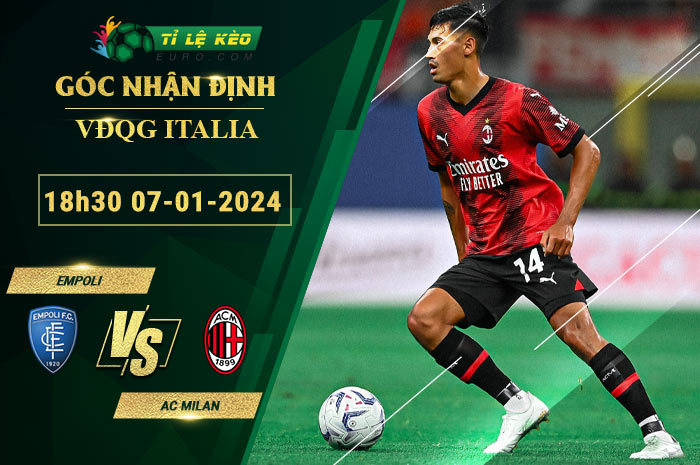 soi kèo Empoli vs AC Milan
