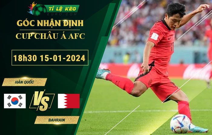 soi kèo Hàn Quốc vs Bahrain