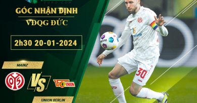 soi kèo Mainz vs Union Berlin