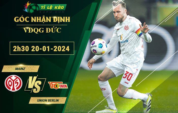 soi kèo Mainz vs Union Berlin