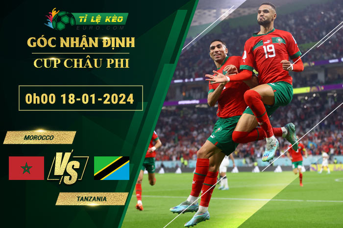 soi kèo Morocco vs Tanzania