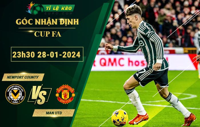 soi kèo Newport County vs MU