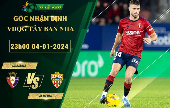 soi kèo Osasuna vs Almeria